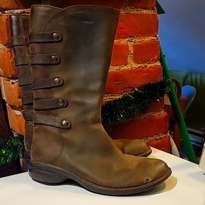 Merrell Espresso Boots size 7.5 mid calf dark brown